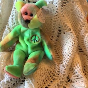 Ty Beanie Baby rare Peace